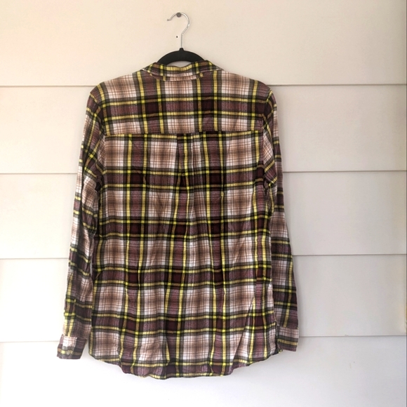 Express Women's Plaid Button Down Shirt, Size M - Picture 8 of 9